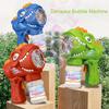 Dinosaur Bubble Machine Fun Safe Outdoor Toy Automatic Bubble Blower with Lights Birthday Gift for Kids