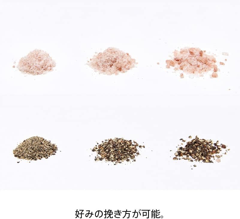 Электрическая мельница Russell Hobbs для соли, перца, каменной соли, перца, специй, регулируемая степень помола, набор из 2 шт., мини-размер, серебро 7933JP и