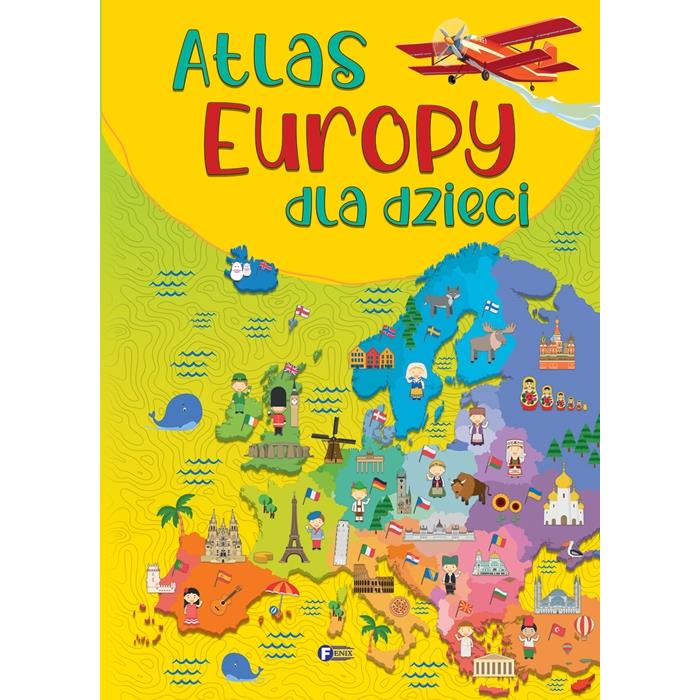 Atlas of Europe For Children Educational Book Maps Countries Continents