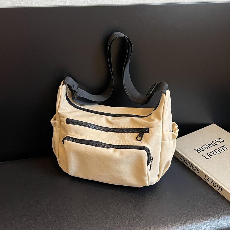 Solid Color Shoulder Bag Women's Large Capacity Crossbody Bag