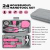 Ladies Only 24 Piece Set, Tool Set. Advanced Tool Kits, Model Making, Including Hammers, Gauges, Screwdrivers and More Designed for Women