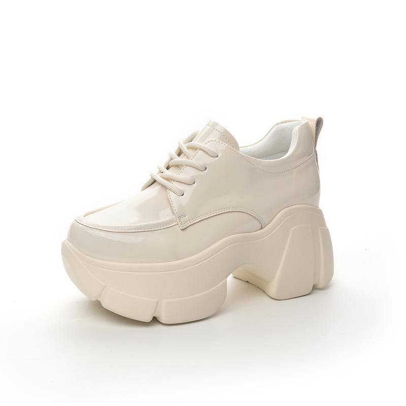 Внутреннее увеличение высоты маленького размера женская обувь новая ins универсальная обувь на платформе в стиле интернет-знаменитости повседневная белая женская обувь