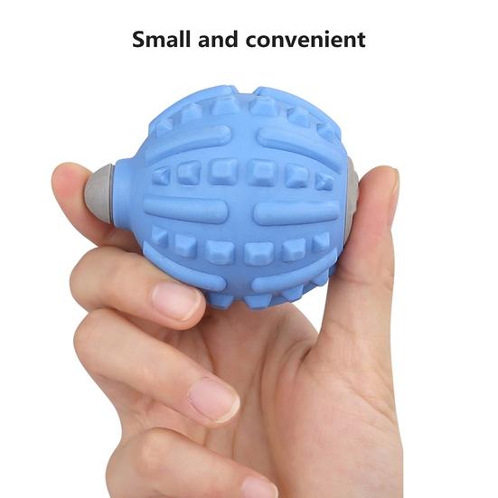 Вибрирующий массажный мяч, высокоинтенсивный массажер для облегчения боли, физиотерапия, портативный массажер для глубоких тканей, мяч для фасций