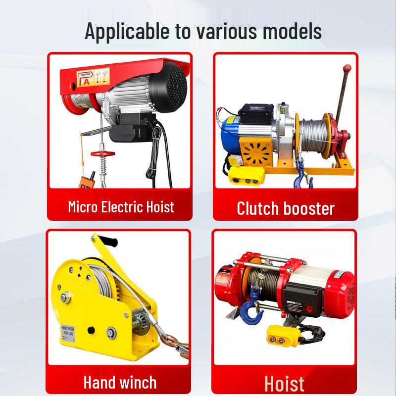 Стальной трос против вращения с мягким сердечником для использования с электрической талью и уличным краном