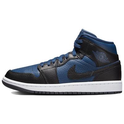 Air 1 Mid SE Split - Женские кроссовки French Blue Black White DR0501-401