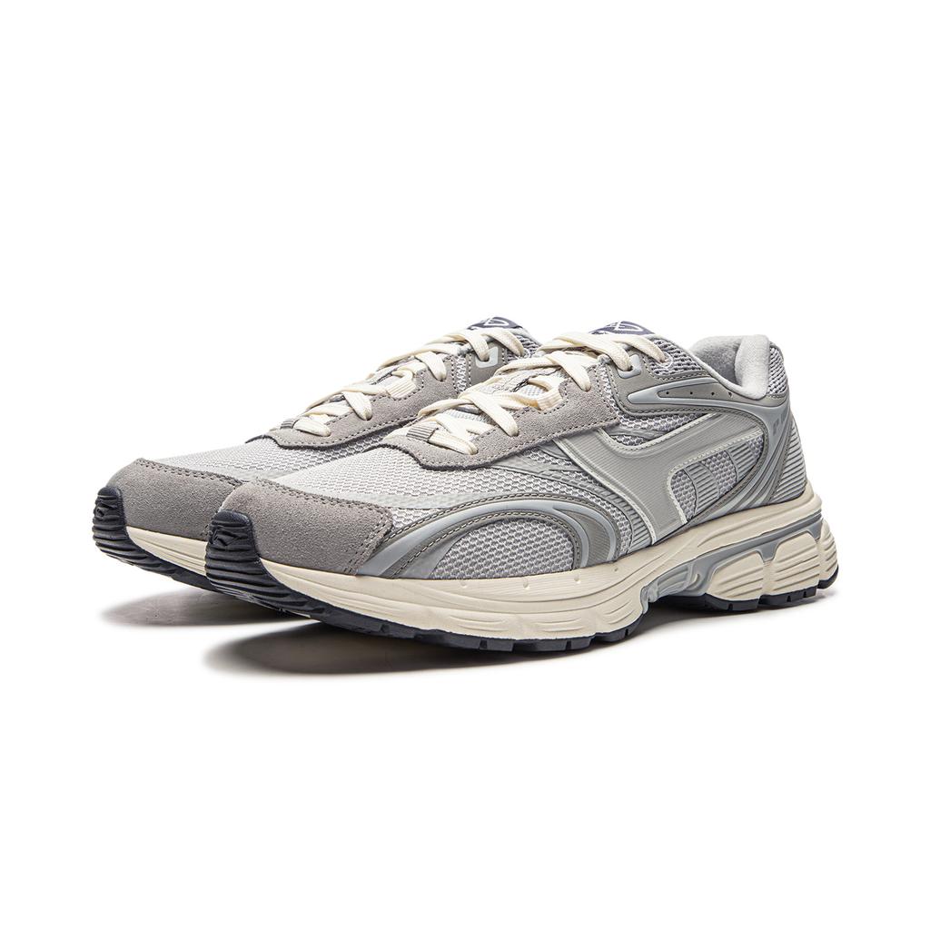 Li Ning Pentium P1000 Нескользящие Износостойкие Низкие Массивные Кроссовки Мужские Серые AGCU411-1