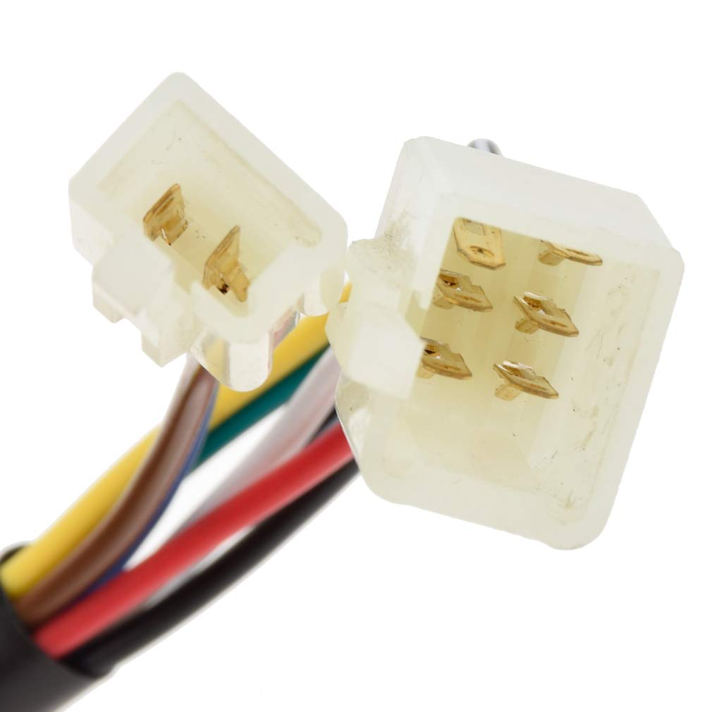 HIAORS Left Starter Kill Light Switch Male Plug Compatible With TaoTao Coolster ATV 125Cc 110Cc 90Cc 70Cc 50Cc RoKeta Sunl Kazuma Chinese 4-Stroke