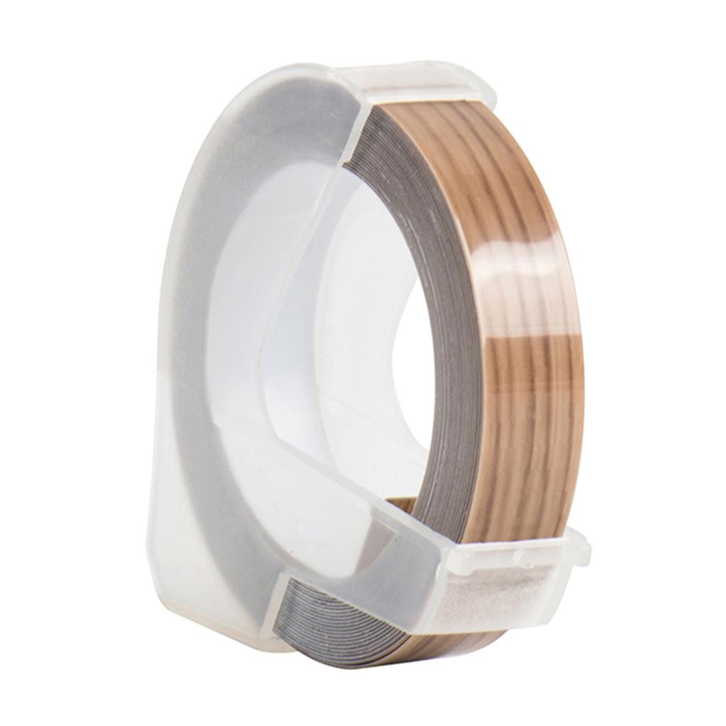 Запасная лента для 3D-пластмассового тиснения этикеток для устройства для изготовления этикеток DYMO 12965 1610 с 3/8 дюйма * 9,8 футов, 1 шт.