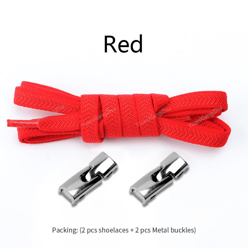 Elastic Laces Sneakers Cross Locks Shoelaces Without Ties Kids Adult 8MM Width No Tie Shoelace Rubber Bands Shoes Accessories