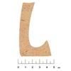 MDF Wood Alphabet Adhesive 7.5cm Letter L