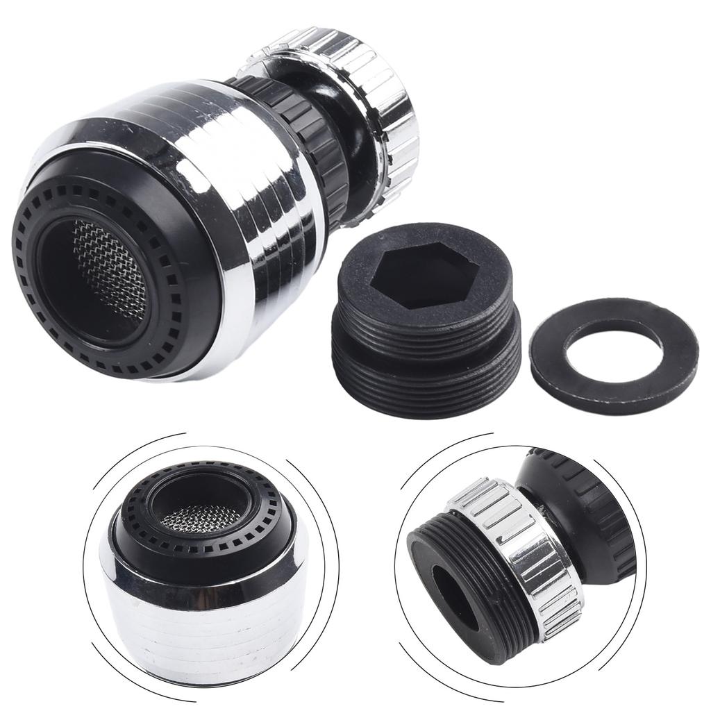 New Practical Kitchen Sprayer Bubbler Faucet Extender Shower Head Filter Rotating Single Spiral Type Anti-splas Manual