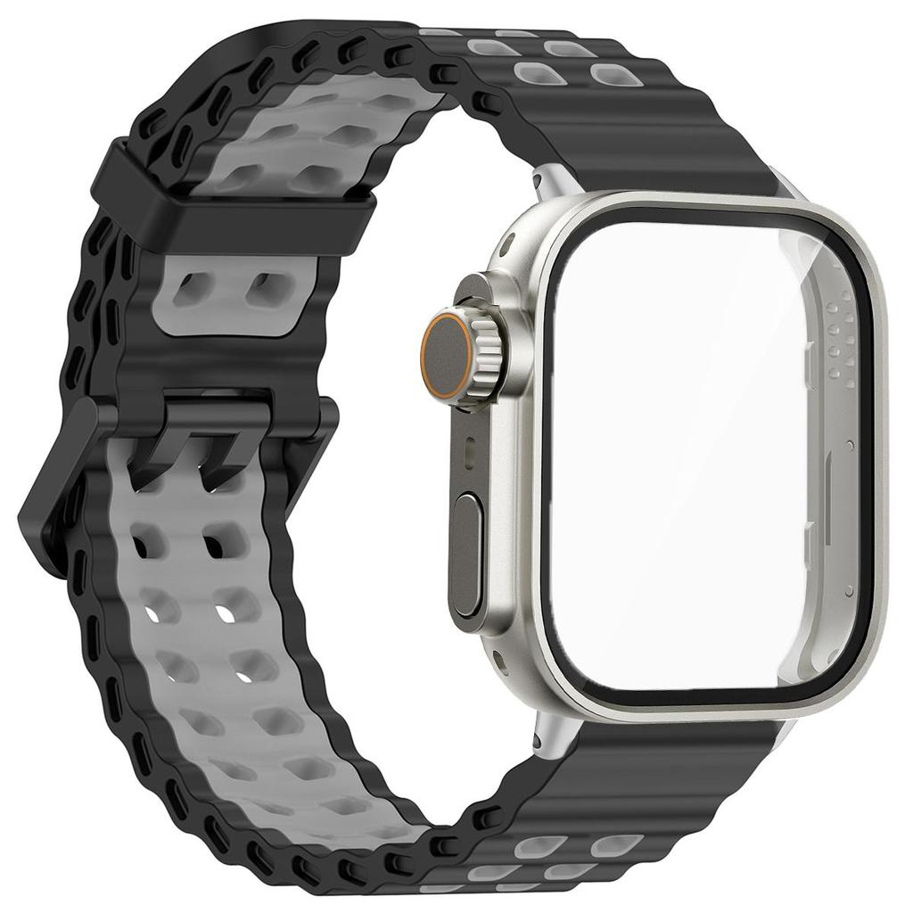 Морской ремешок+ПК чехол для Huawei Watch Fit4 4 Pro Двухцветный ремешок Ghange To Ultra Чехол для Huawei Fit 3 Аксессуары для умных часов