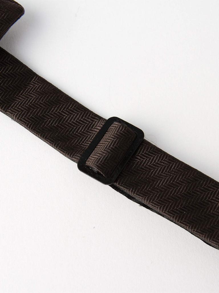 [UNITED ARROWS Green Label Relaxing] Мини-галстук-бабочка однотонный с мелкой «елочкой» 31346992178 0700 SILVER(07) СВОБОДНО