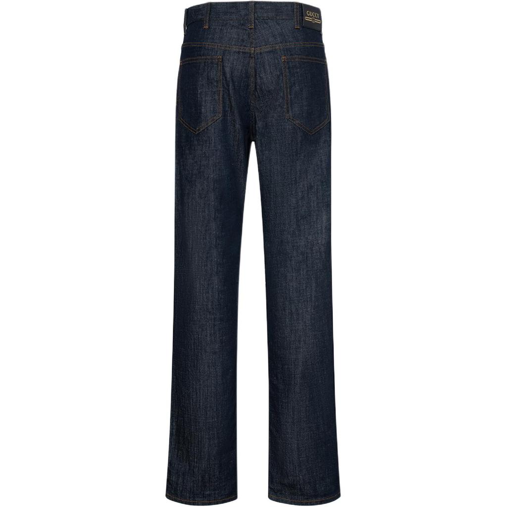 Gucci Джинсы мужские темно-синие умеренно прямые 623953-XDBBS-4100
