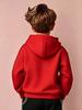 New Autumn/Winter Christmas Boys' Rainbow Pattern Cartoon Hoodie "SIX SEVEN 67" - Trendy Streetwear