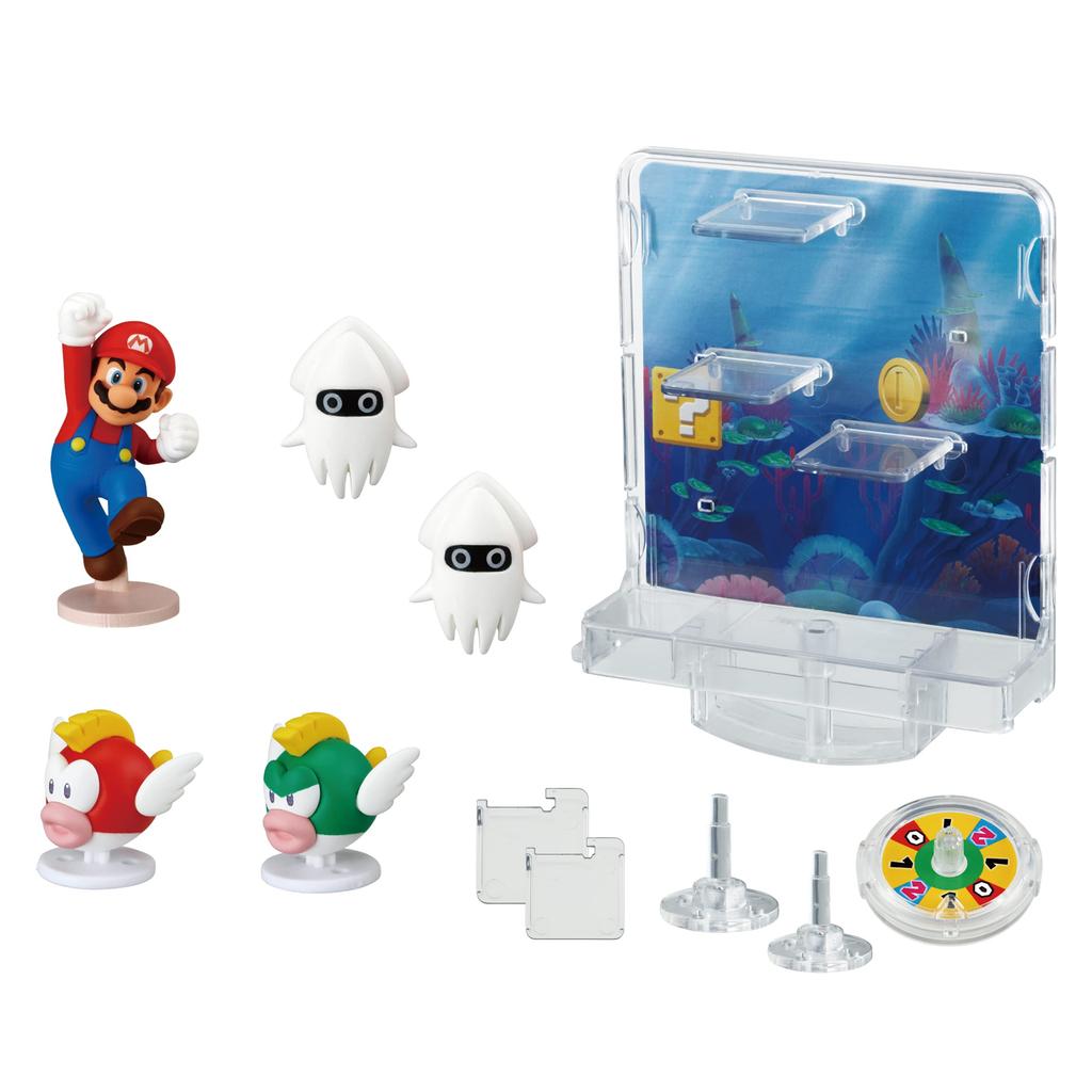 Epoch Super Mario Balance World Game + Underwater Stage Toy Game for Ages 4 and Up Number of Players: 1 To 4 EPOCH