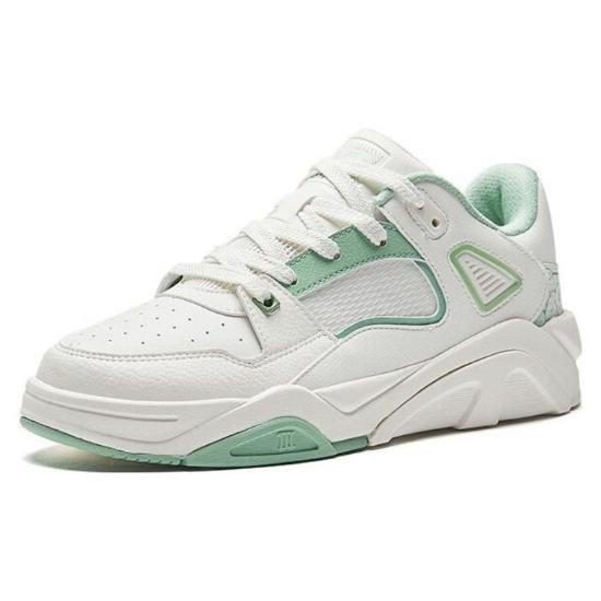 Anta Flame 3.0 противоскользящие прочные низкие кроссовки для скейтбординга женские кроссовки для скейтбординга белые зеленые 122338088-4