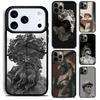 Греческая эстетика Гипсовая статуэтка Чехол для телефона для iPhone 17 16 15 Pro Max Air 14 13 12 11 Plus Ударопрочный чехол