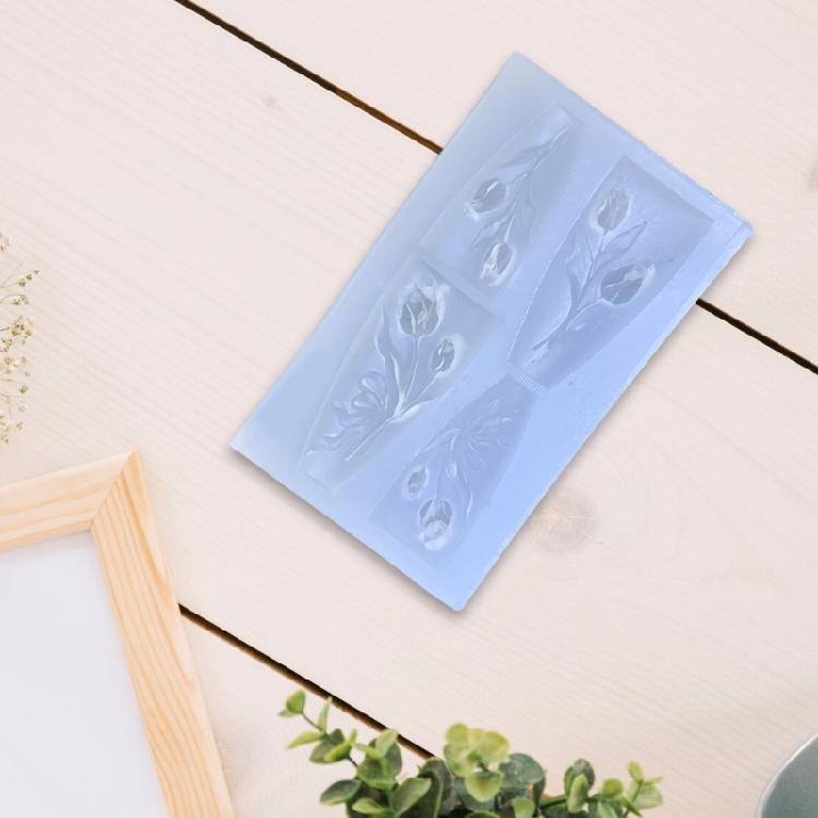 Силиконовые формы для дизайна ногтей с цветочными мотивами Наборы для ручного изготовления для домашнего маникюра Профессиональные принадлежности для нейл-арта