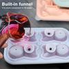 Ice Cube Grid 3D Pet Dog Shape Food-grade Silicone Ice Mold Dishwasher Safe Slow Melting Cocktail Ice Mold