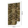 Black and Gold Tropical Pattern Wallpaper Ochre and Gold 50x1000