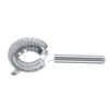 Stainless Steel Cocktail Drainer Filter Beverage Filtering Tool for Bar Restaurant 19.7*10.4cm