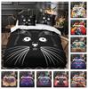 3D Animal Theme Bedding Set Bedroom Decoration Boys Teens Men's Down Duvet Cover 2/3pcs Single/Double Extra Large Cover