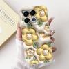 For Infinix Note 40 5G Case Cartoon Rabbit Flower Anti Slip Bumper Soft Silicone Cover For Infinix Note40 X6852 X6851 Phone Case
