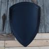14th Century Heater Shield - Functional 18 Gauge Steel Medieval Historical Replica Blank Shield Knight Costume Prop Accessory