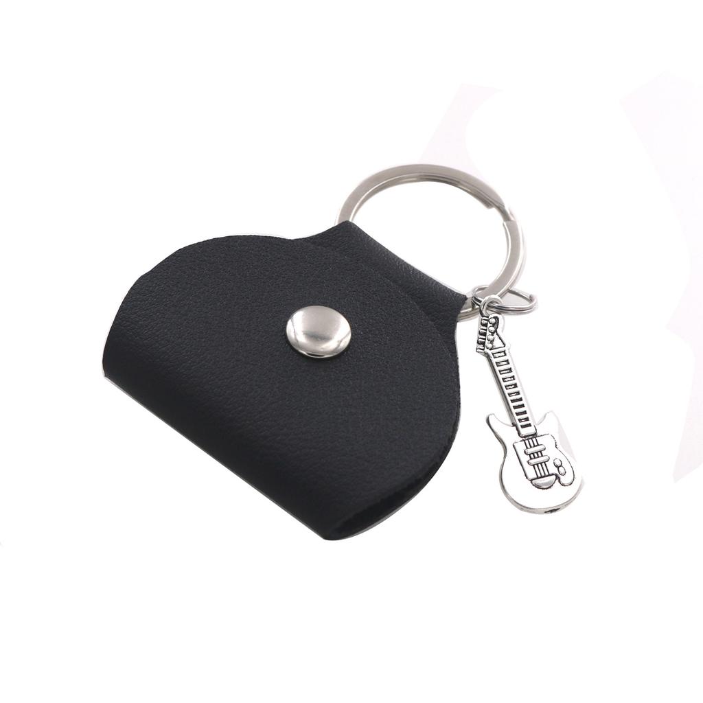 Сумка для хранения медиаторов, брелок, кожаный держатель с кулоном для гитары, украшение для сумки, брелока