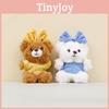 Sweater Bowknot Wear Bear Plush Keychain Stuffed Toy Animal Doll Kids Gifts