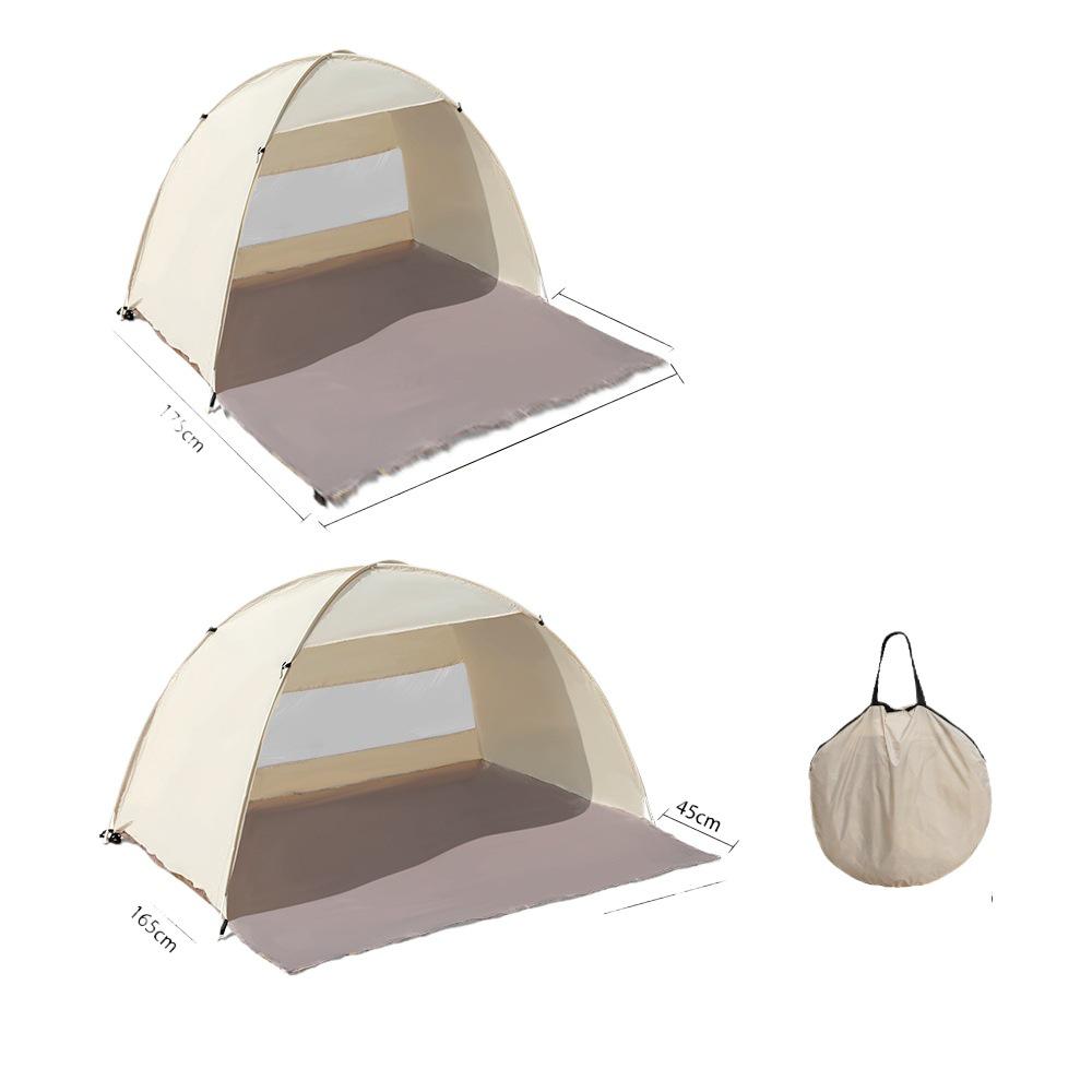 Portable Quick-Open Sunshade Tent – Lightweight, Foldable, and Family-Friendly for Beach and Camping