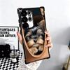 Yorkshire Terrier Dog Plating Phone Case For Samsung Galaxy S24 S25 FE S26 Edge S23 Ultra S22 S21 Plus S20 Anti-Fall Airabag Cov
