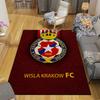 Wisla Krakow Flannel Printed Carpet, Home Sofa Decoration for Living Room & Bedroom, Non‑Slip Play Flannel Floor Mat for Game Room