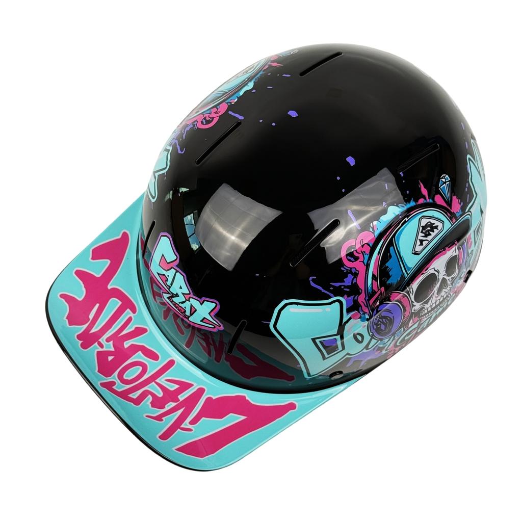 NEW Motorcycle Vintage Retro Helmets Baseball cap helmet Men Women Adult Scooter Half Face Vintage Summer Cap