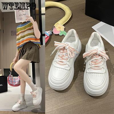 Женские белые туфли на толстой подошве, летние новые парусиновые туфли, универсальная спортивная обувь, повседневная обувь для сноуборда