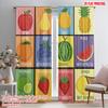 2pcs 2D Flat Printing Window Treatment Curtains The Fruit of the Spirit Polyester Without Electricity 0 Perfect for Decorations