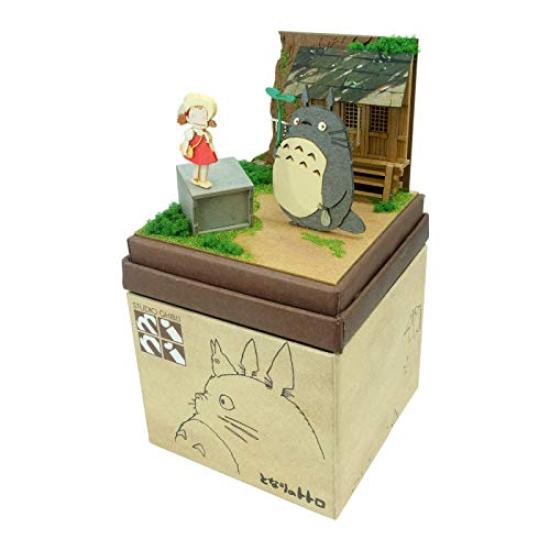 Sankei Studio Ghibli Мини Мой сосед Тоторо Перед Великим храмом Кусуноки Бумажная модель MP07-99