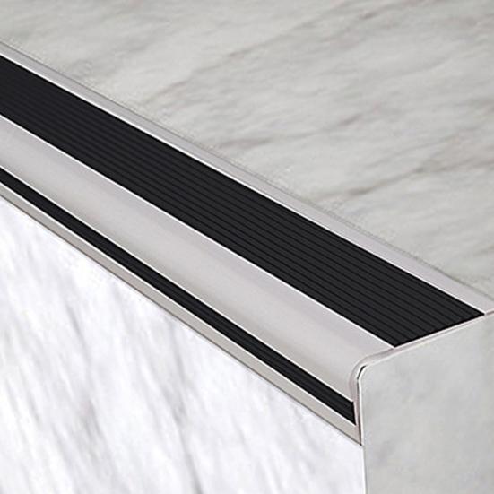 Самоклеящаяся защита края лестницы, нескользящая водонепроницаемая полоса на краю лестницы, противоскользящая полоса из ПВХ для внутренней и наружной лестницы