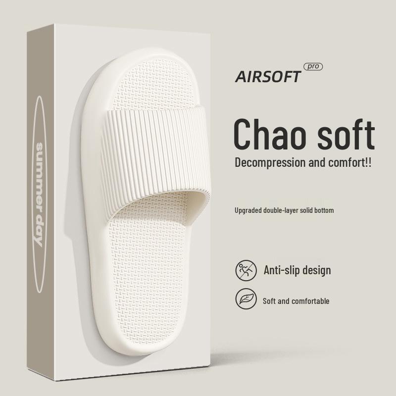 Тапочки Eva с нескользящей толстой подошвой: Летние варианты для мужчин и женщин для использования в помещении и на открытом воздухе, комфорт без запаха