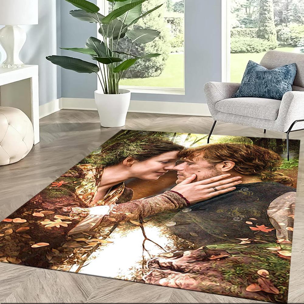Outlander: Jamie Fraser's Journey Square rugs are a great choice for living rooms, bedrooms, home décor, and as gifts.