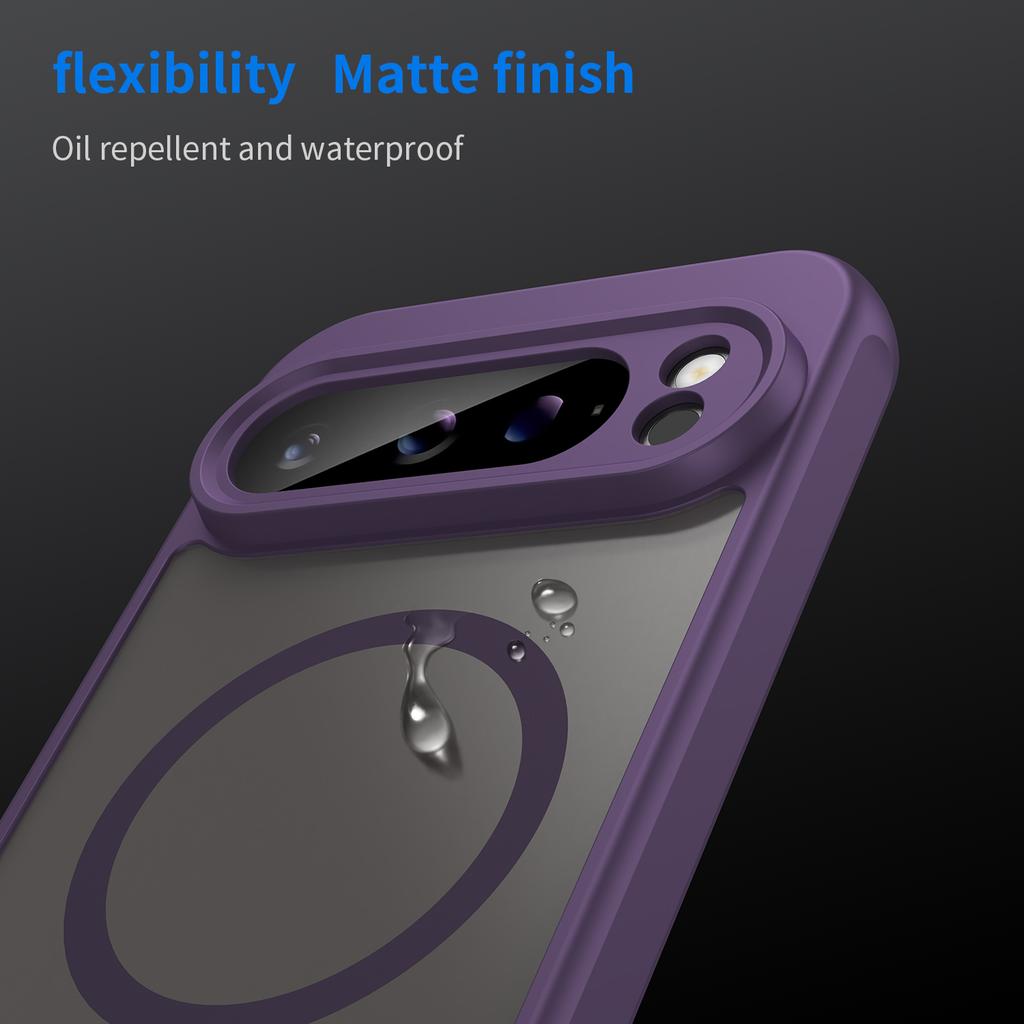 Чехол для телефона Google Pixel 9 Pro XL, Магнитный противоударный чехол, Гибридный бампер для Google Pixel 9 Pro XL