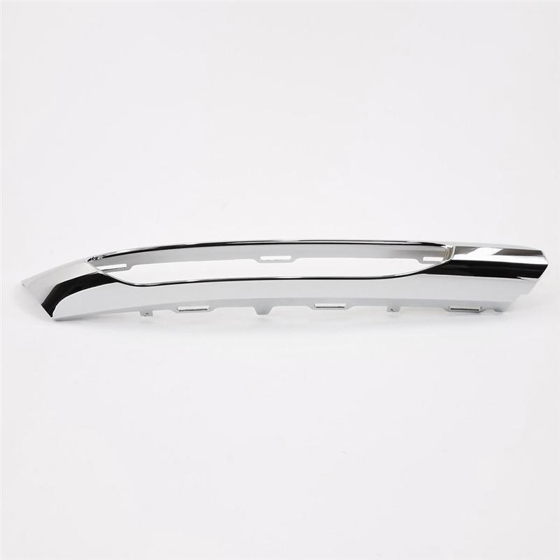 L+R Front Bumper Fog Lamp Chrome Cover Parts 2128852174 2128852274 For W212 AMG 2010-2013 Day Running Light Trim
