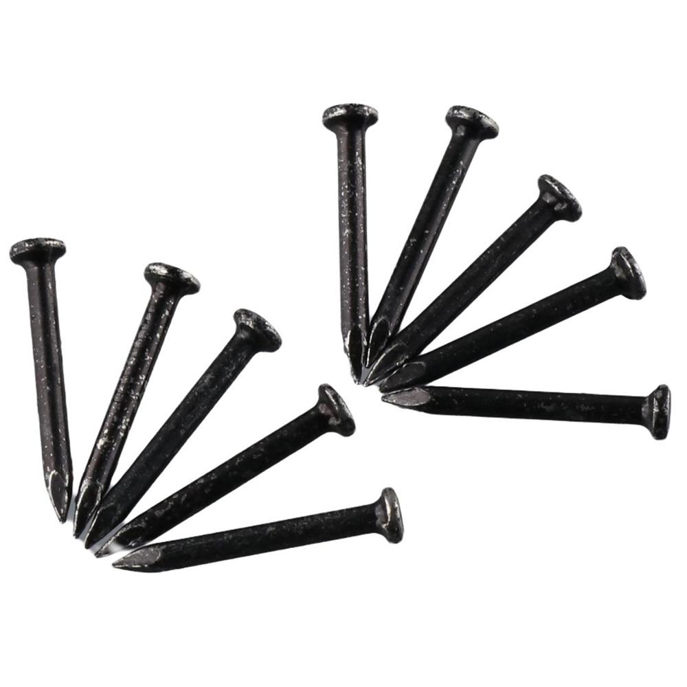378 шт. черных цементных стальных гвоздей длиной 1 дюйм, высокопрочный крепеж для кирпича, бетона