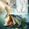 5/15/25Pcs Luminous Live Shrimp Fixing Hook Heavy Duty Metal Barbed Fishhook