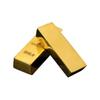 Pure Copper Solid Gold Bar Handicraft Ornaments Lucky Simulation Gold Brick Paperweight Copper Material Gold Bar Decoration Gift