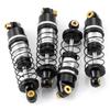 TRINOOD 4Pcs Alu Alloy Front Rear Shock Absorber Damper for Lo-si 1/24 Micro-B 2WD Buggy Upgrade Parts