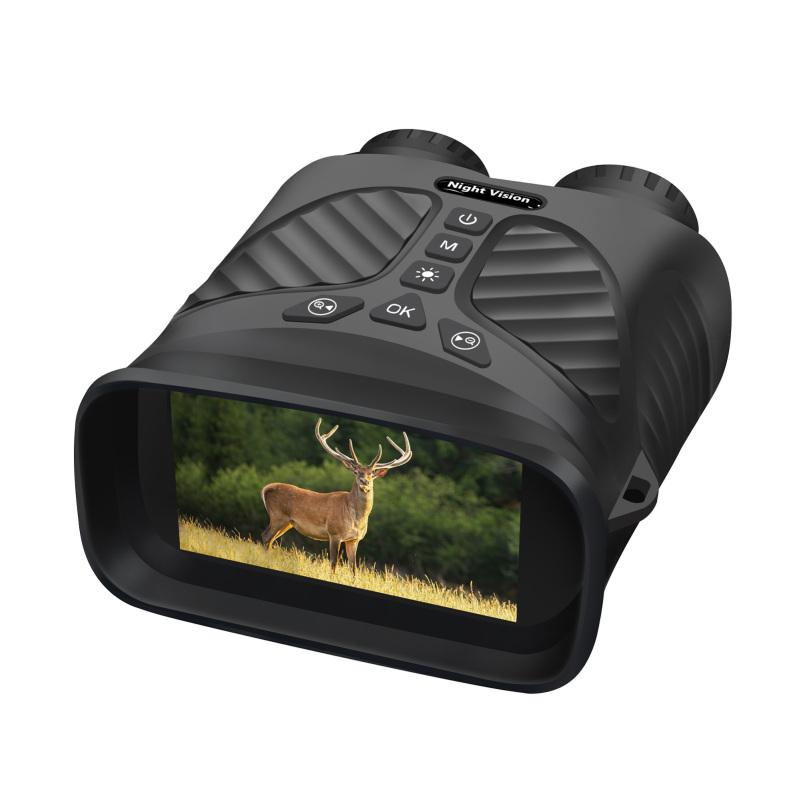 Бинокль Камера Инфракрасное Ночное Видение 2.5K 10X Оптический Зум 3" IPS Экран для Охоты Кемпинга Цифровой Бинокль