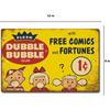 "Vintage Retro Metal Tin Sign - Double Bubble Gum Decor, 12x8 Inch"