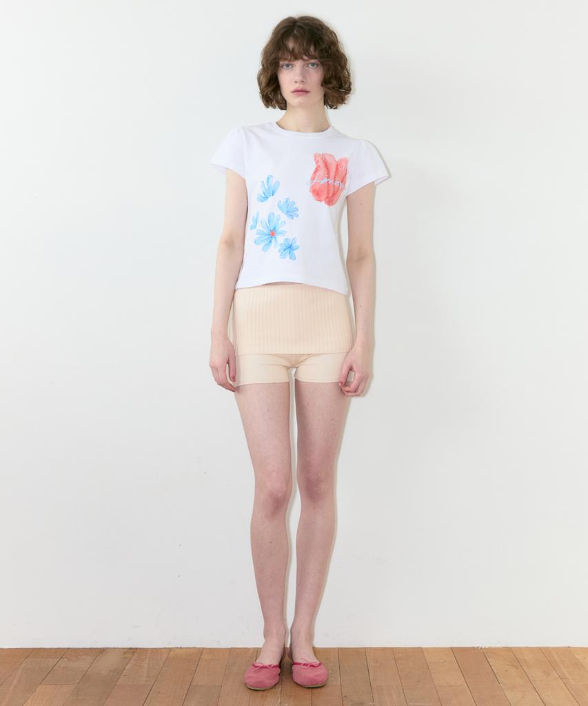 SINOON Sinoon Tulip Puff T-Shirt (White)